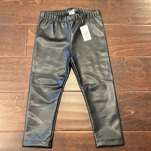 Gap leather leggings baby